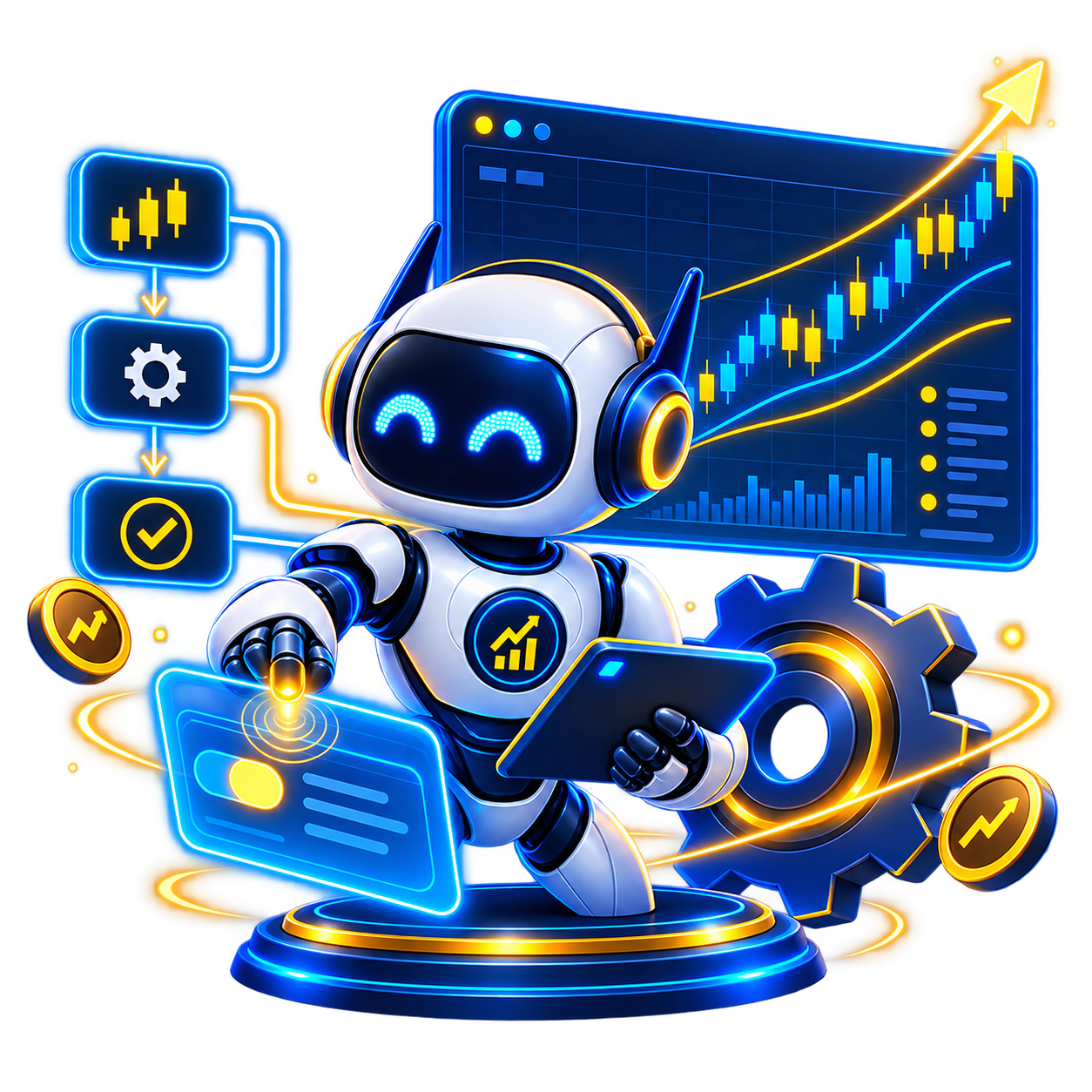 Ameep Trader Pro trading automation features illustration